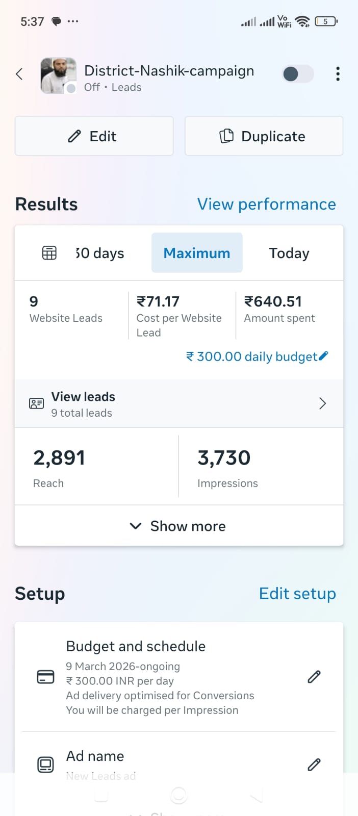 Live OPD Patient Bookings